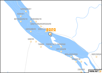 map of Bara