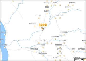 map of Bara