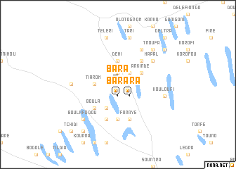 map of Bara