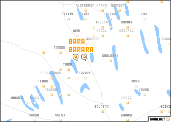 map of Bara