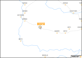 map of Bara