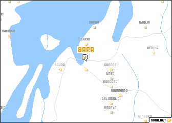 map of Bara