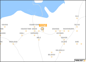 map of Bara