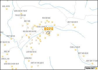 map of (( Bára ))