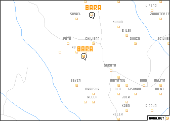 map of Bara