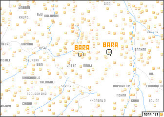 map of Bāra