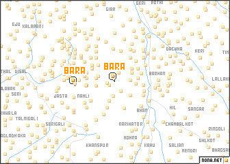 map of Bāra
