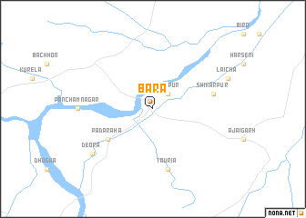 map of Bāra