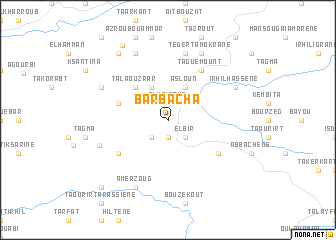 map of Barbacha