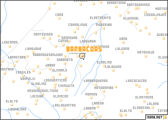 map of Barbacoas