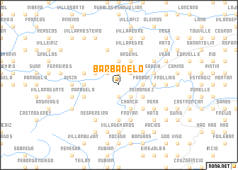 map of Barbadelo