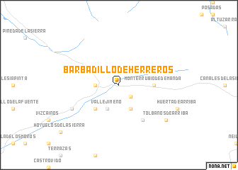 map of Barbadillo de Herreros