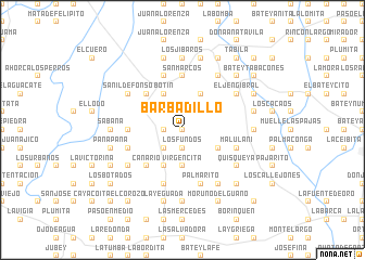 map of Barbadillo