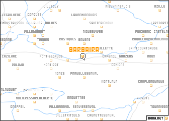 map of Barbaira