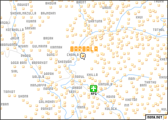 map of Barbāla