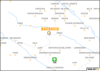 map of Barbania