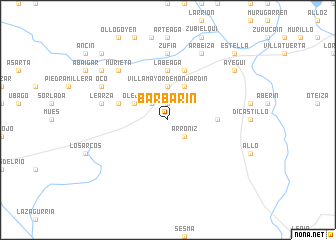 map of Barbarín