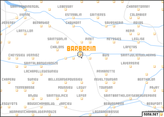 map of Barbarin