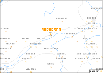 map of Barbasco