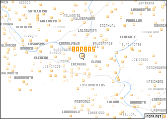 map of Barbas