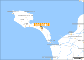 map of Barbâtre