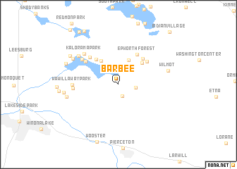 map of Barbee