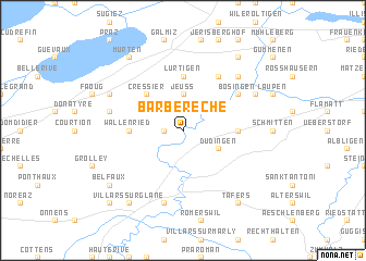 map of Barberêche