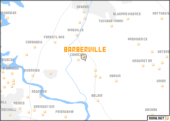 map of Barberville