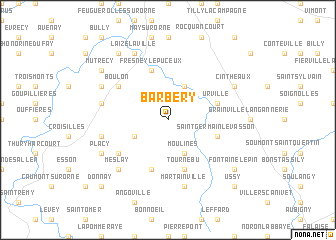 map of Barbery