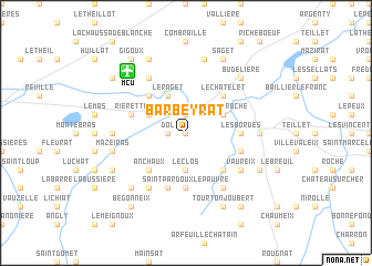 map of Barbeyrat