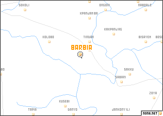 map of Barbia