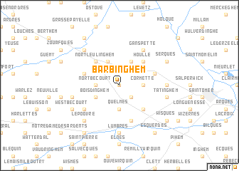 map of Barbinghem