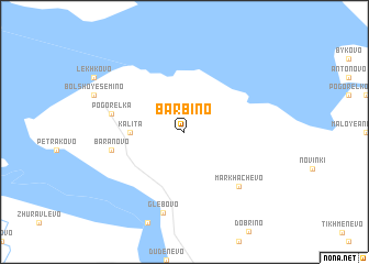 map of Barbino