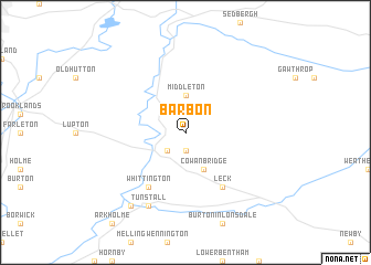 map of Barbon