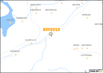 map of Barbosa