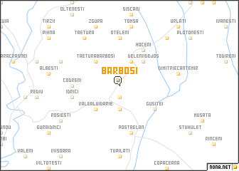 map of Barboşi