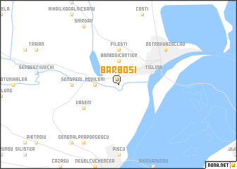 map of Barboşi