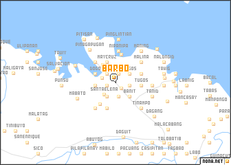 map of Barbo