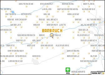 map of Barbruch