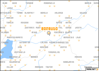 map of Barbudo