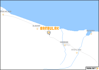 map of Bar-Bulak