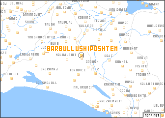 map of (( Barbullush i Poshtëm ))