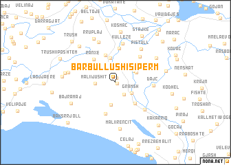 map of (( Barbullush i Sipërm ))