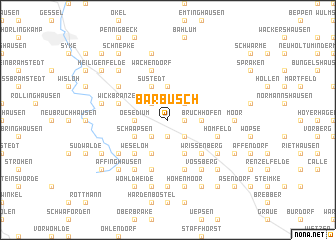 map of Barbusch