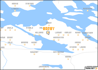 map of Bärby
