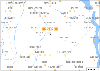 map of Bárcabo