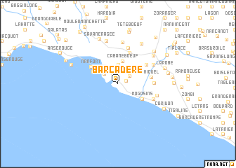 map of Barcadère