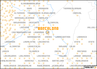 map of Barcalona