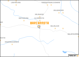 map of Barcarrota