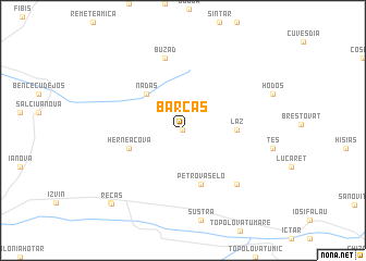 map of Barcaş